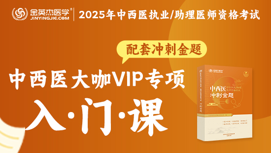 中西医执业医师VIP专项入门精选包-（含内部资料—冲刺金题）